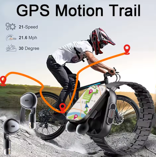 Smartwatch Multifuncional con Auriculares Inalámbricos Integrados.‏