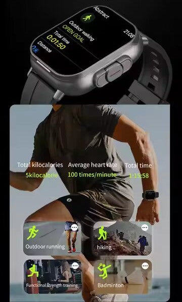 Smartwatch Multifuncional con Auriculares Inalámbricos Integrados.‏