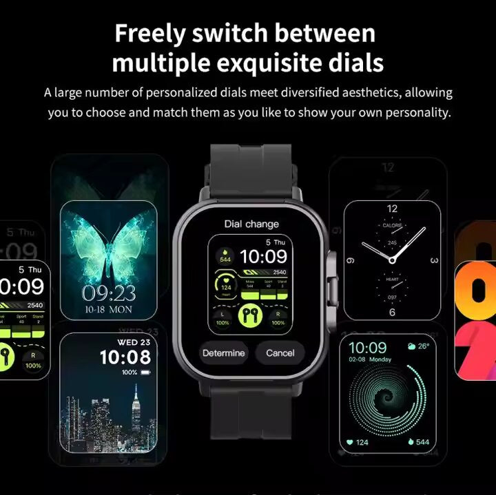 Smartwatch Multifuncional con Auriculares Inalámbricos Integrados.‏